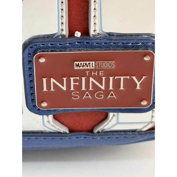 NWT Loungefly Marvel Studio Infinity Saga Captain America Mini Backpack Metallic main image 9